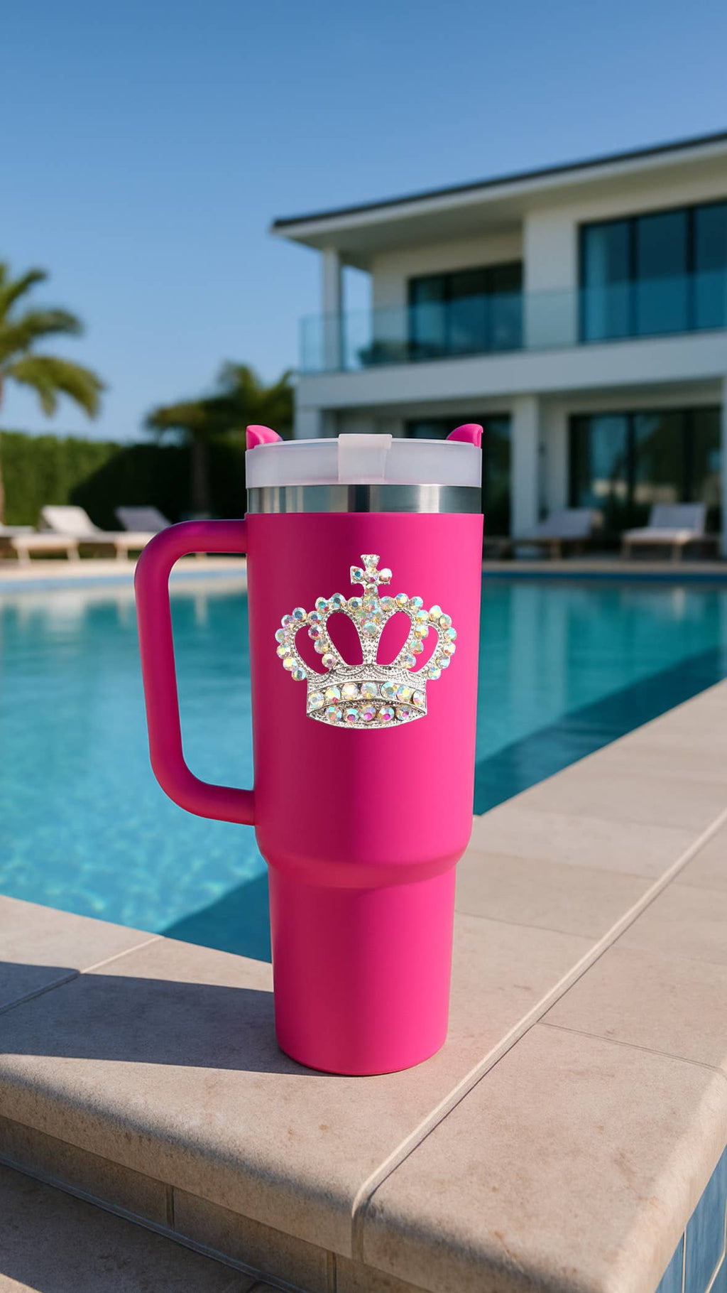 AB Crown 40oz Tumbler Pink