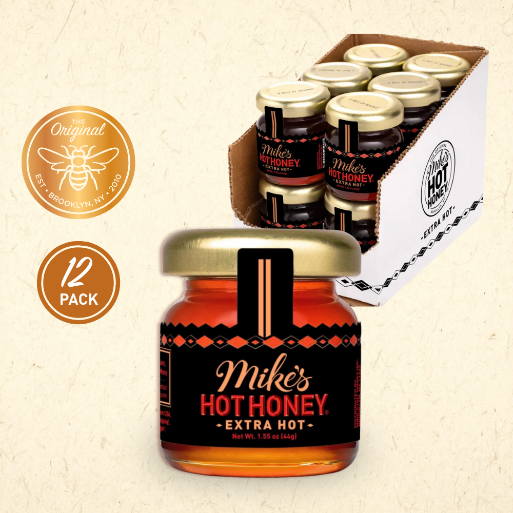 Mike's Hot Honey | Extra Hot | Mini Jars | 12-pack | 1.5oz