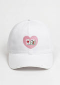 MAHJONG Heart Tiles Embroidered Baseball Cap