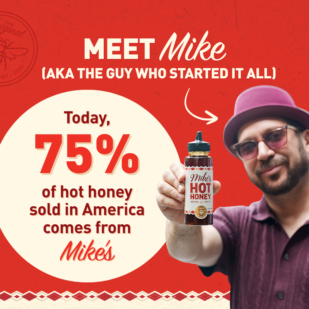 Mike's Hot Honey | Extra Hot | Mini Jars | 12-pack | 1.5oz