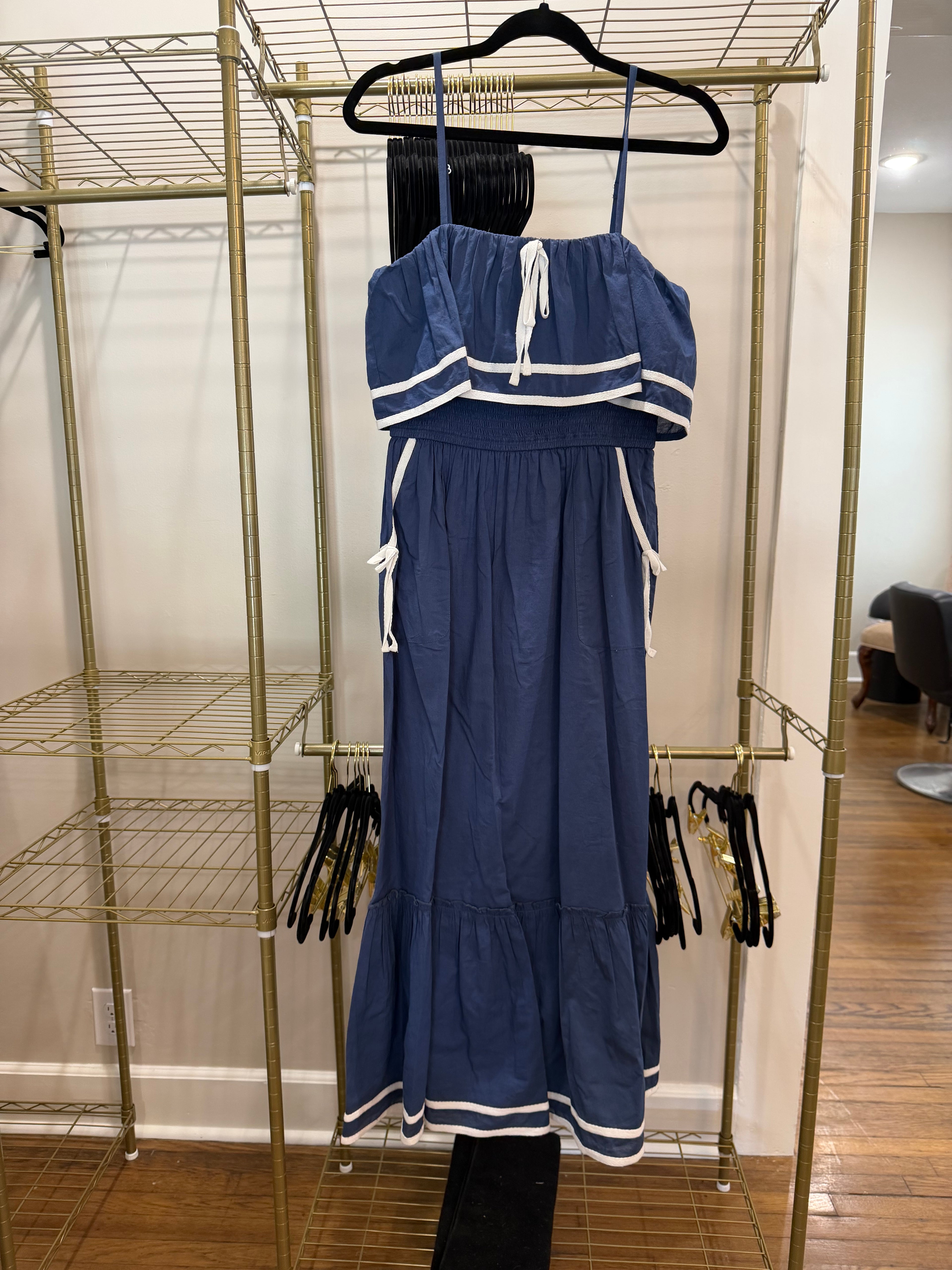 Navy - Simply Southern Dress