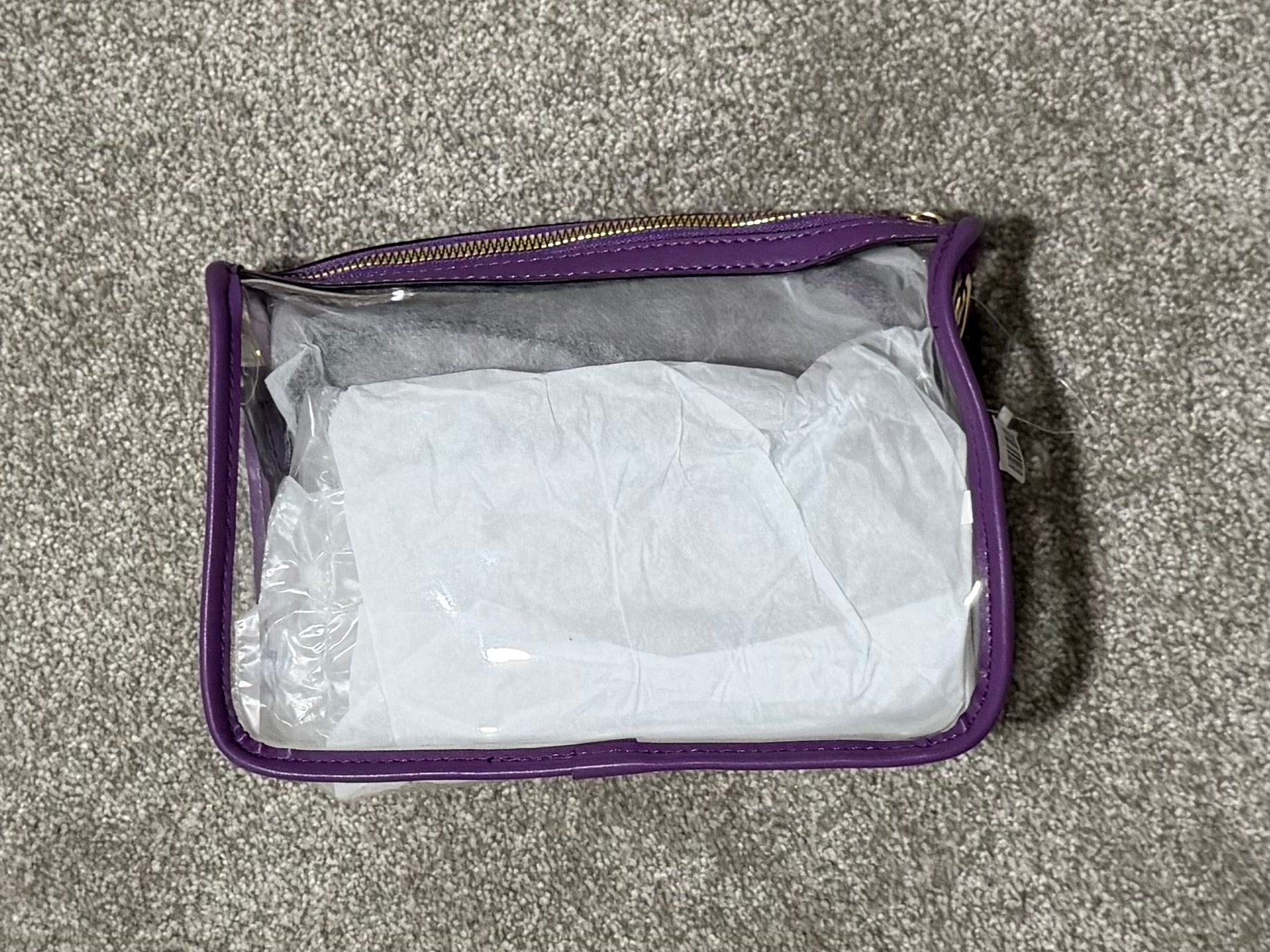 TCU Game Day Clear Clutch Bag