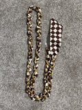 Silk Chain Phone Scarf Purse Strap
