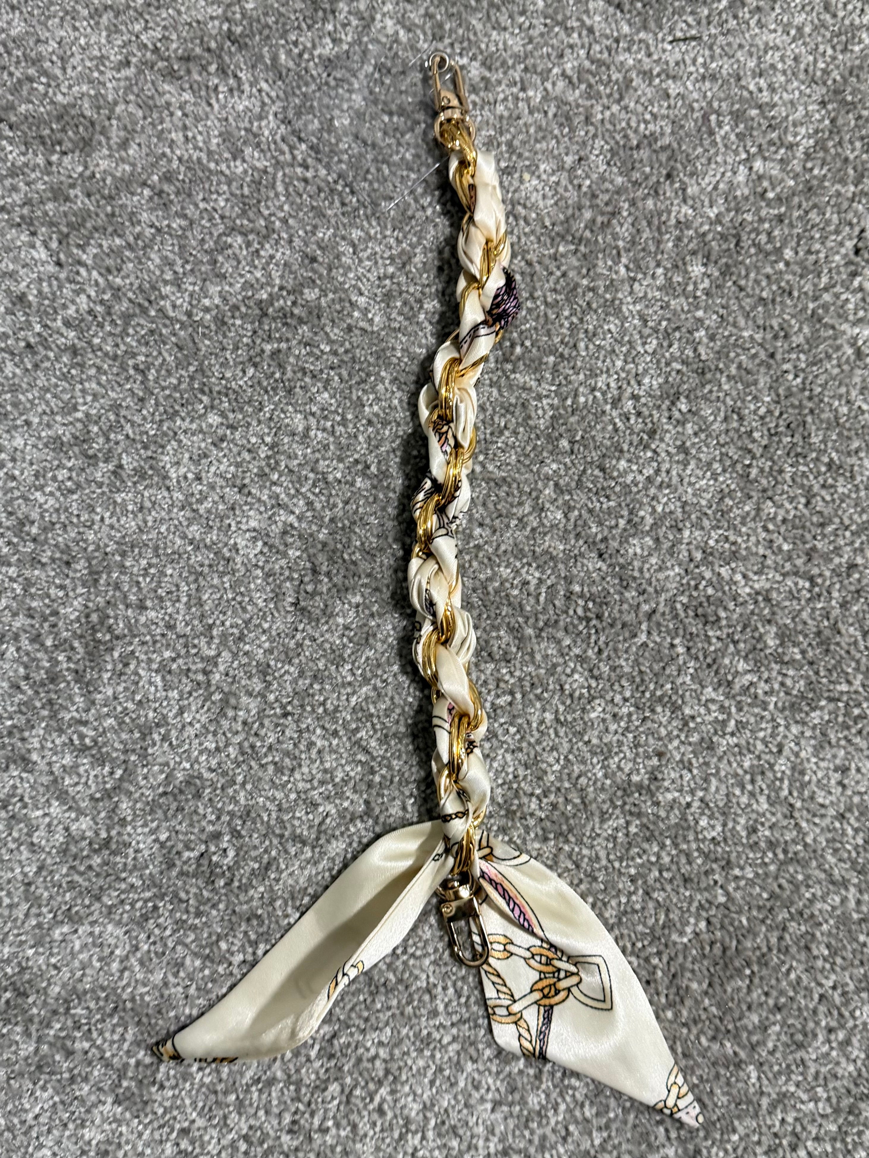 Silk Scarf Phone Chain Wrist Strap