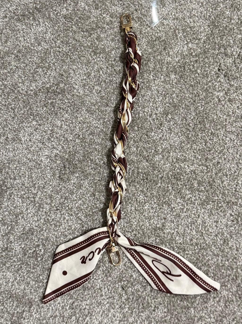 Silk Scarf Phone Chain Wrist Strap