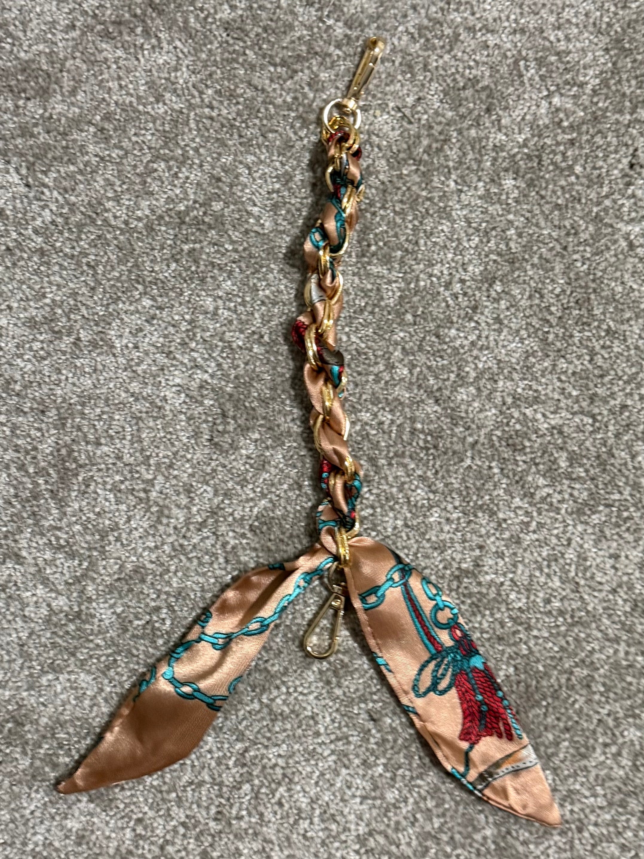 Silk Scarf Phone Chain Wrist Strap