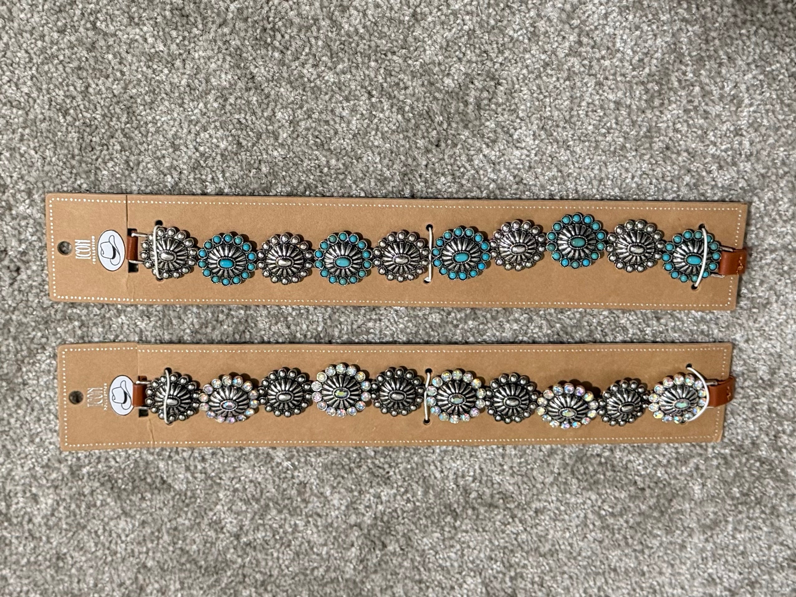 Western Concho Hat Band