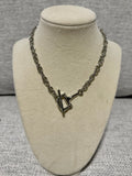 Silver Toggle Clasp Chain Necklace