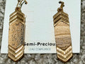 Semi-Precious Stone Drop Earrings