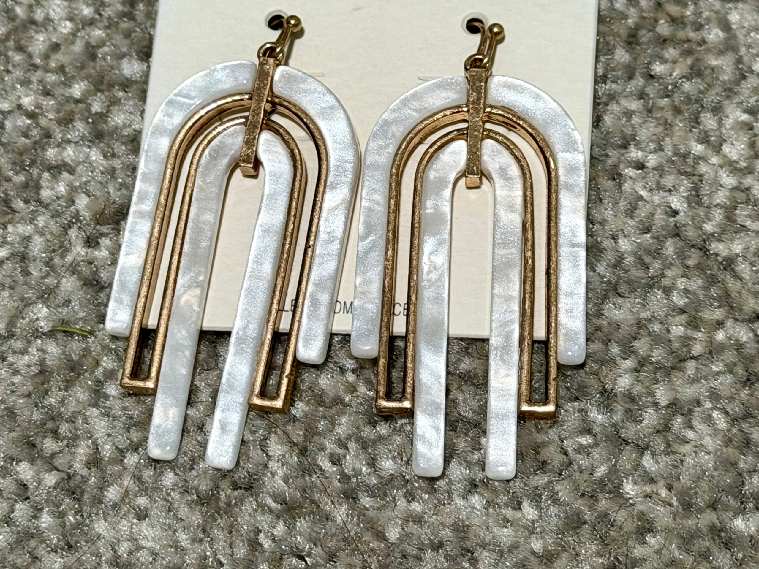 Arc Arch Drop Earrings