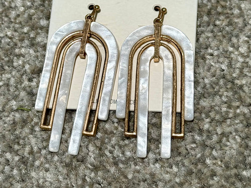 Arc Arch Drop Earrings