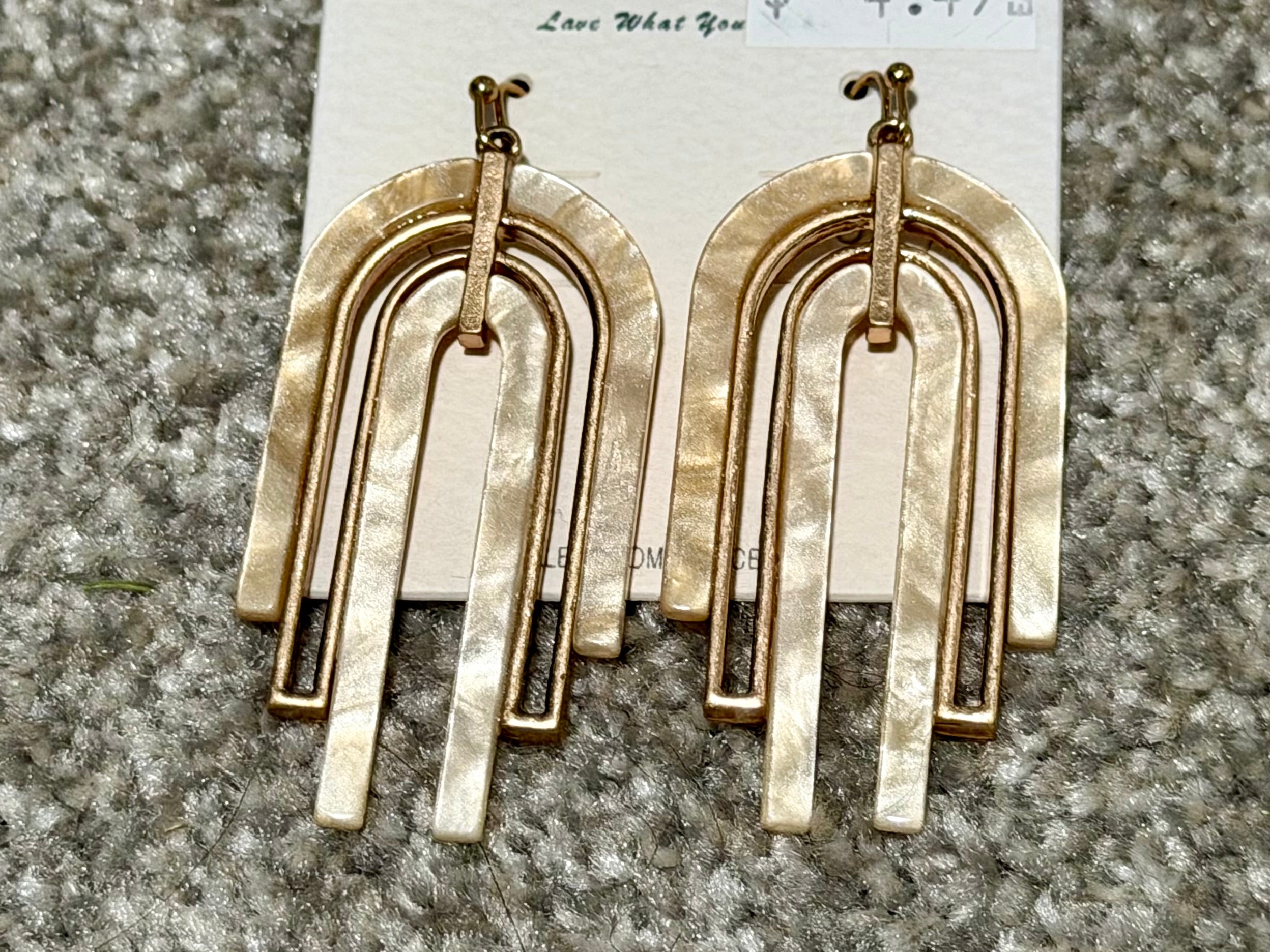 Arc Arch Drop Earrings
