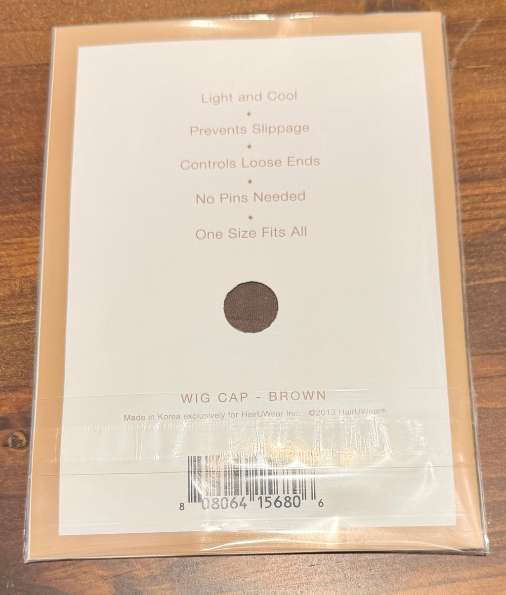 HairUWear Wig Cap — Brown