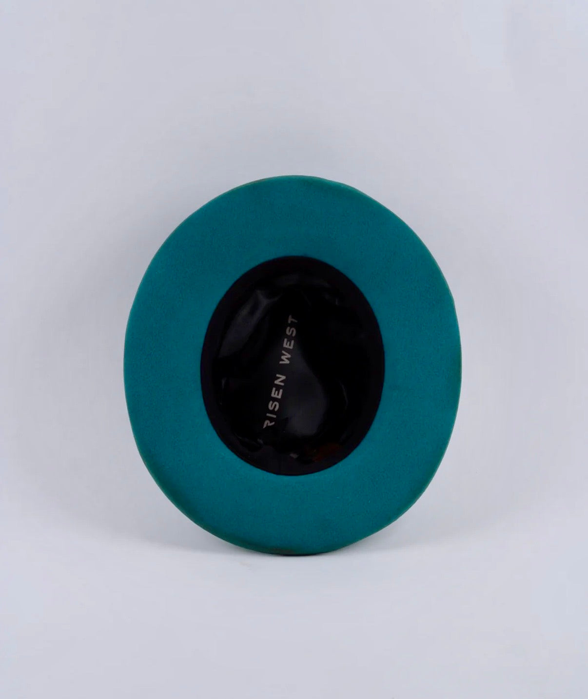 Risen West - Calloway Vintage Pencil Brim Rancher - Wool Felt - Turquoise