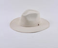 Vegan Suede Rancher Hat - Ivory