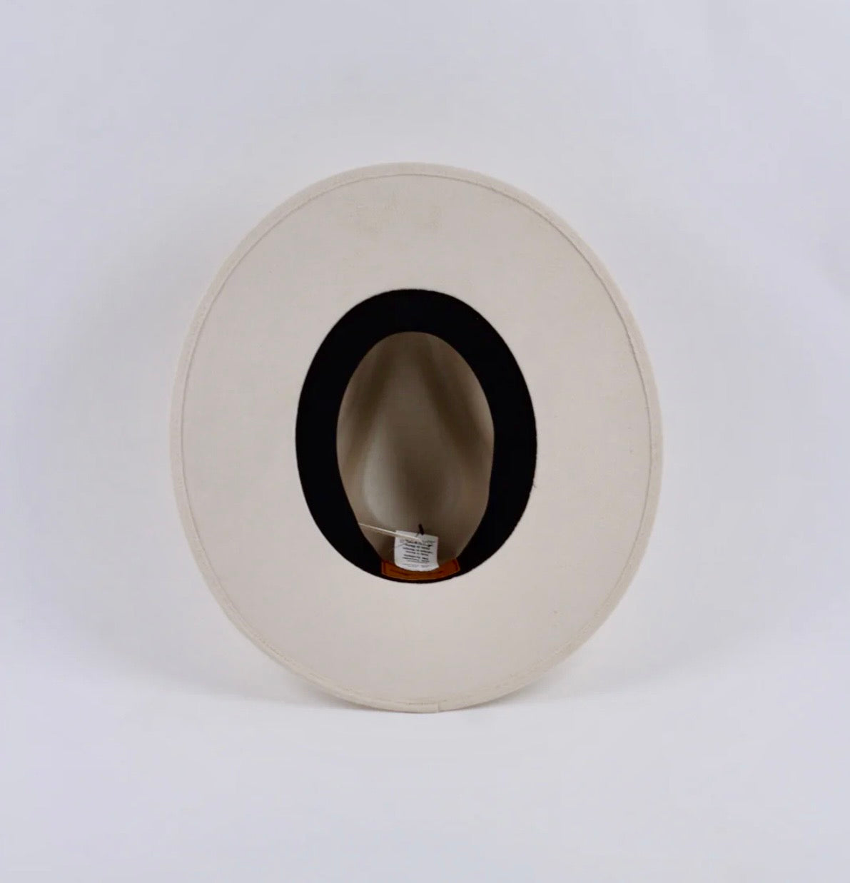 Vegan Suede Rancher Hat - Ivory