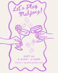 Let's Play Mahjong — September 22, 6:30PM–8:30PM at Povero's Salon Wigs Boutique