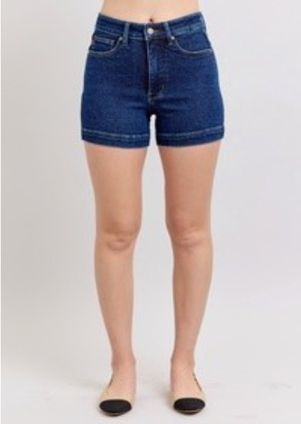 Judy Blue HW Tummy Control Shorts