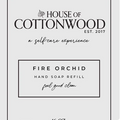 Fire Orchid Soap House of Cottonwood Foaming Hand Soap Refill -