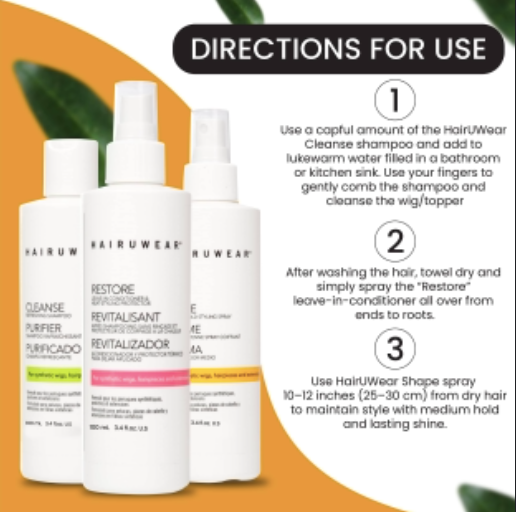 HairUWear Travel Essential Care Kit