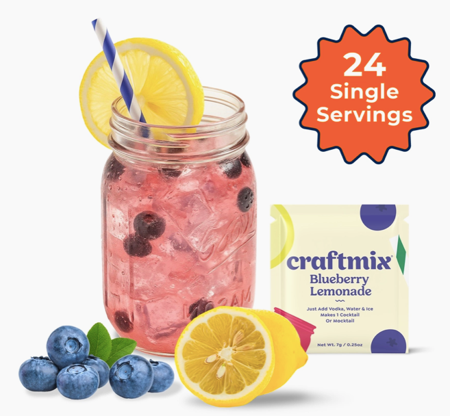 Craftmix Blueberry Lemonade Cocktail Mixer