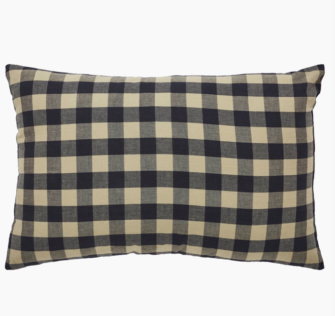 American Flag Patriotic Cotton Lumbar Pillow - 14x22