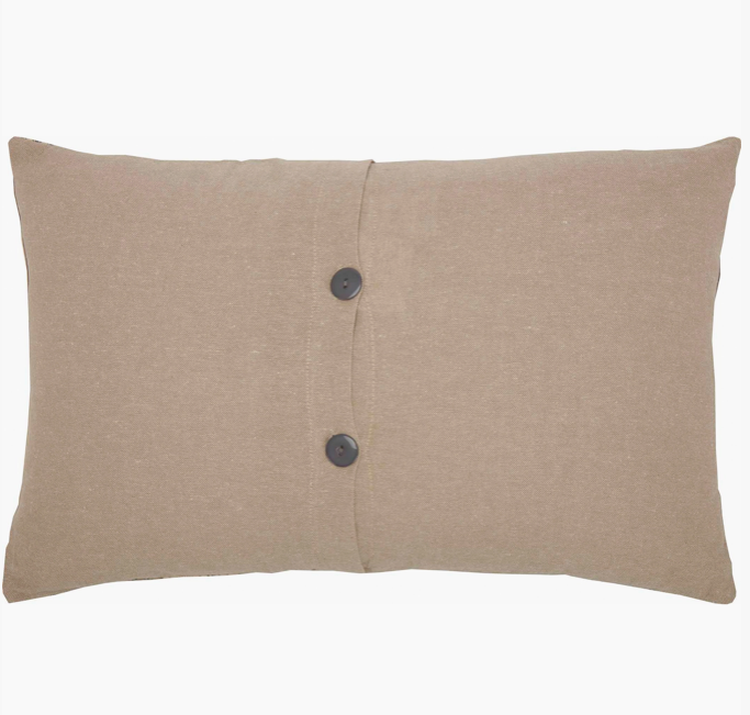 Sawyer Mill Charcoal Family Pillow - 14x22