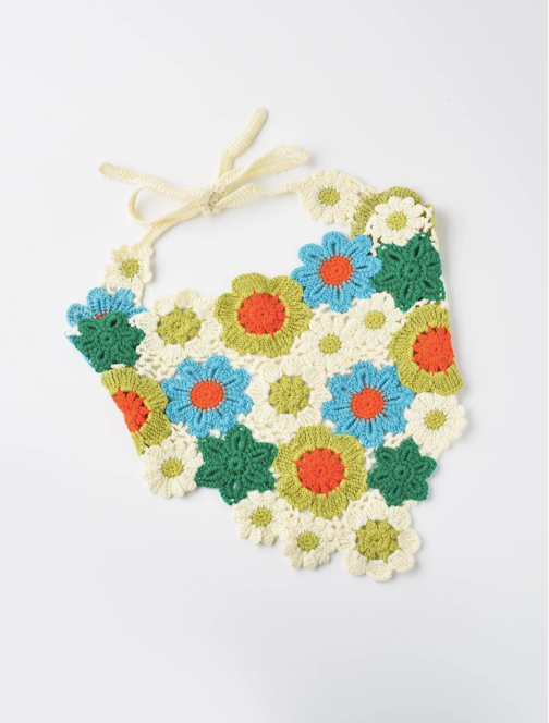 Woven Flower Headscarf