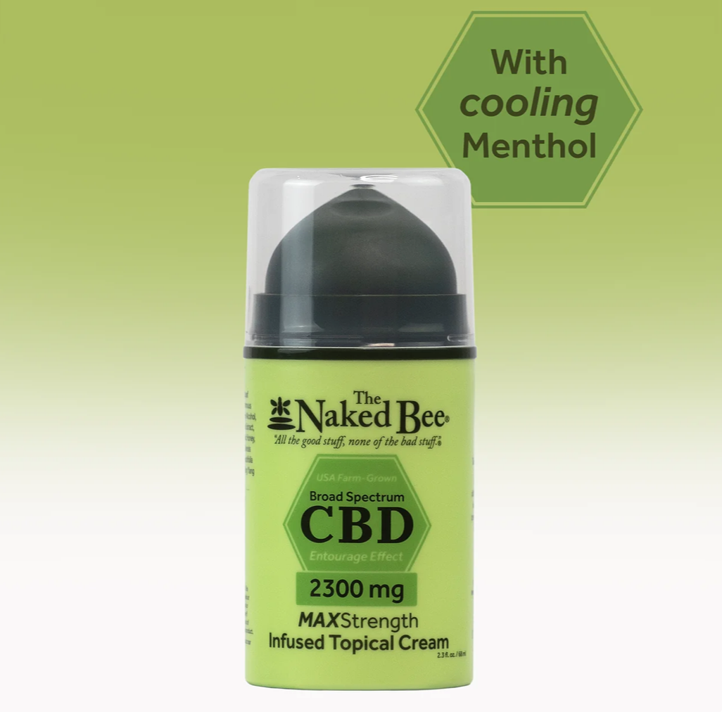 The Naked Bee MAXStrength Infused Topical Cream, 2300 mg, 2.3 oz