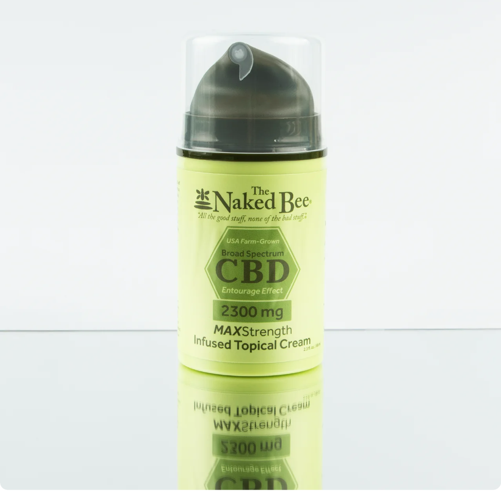 The Naked Bee MAXStrength Infused Topical Cream, 2300 mg, 2.3 oz