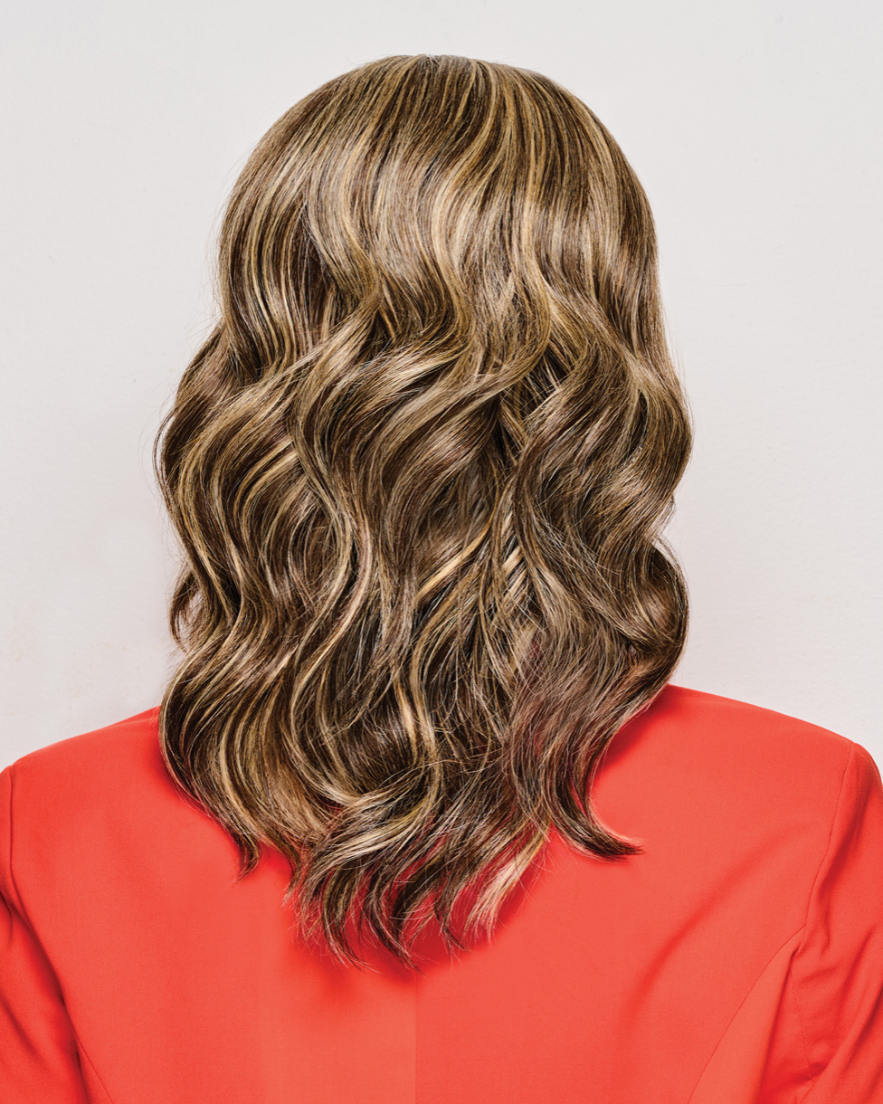 18" Wavy Waves Headband Wig•Powdered Licorice•Kim Kimble