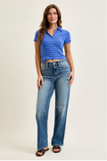 Judy Blue Mid Rise Straight Jeans