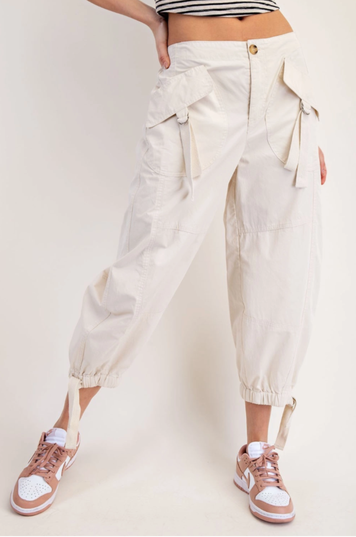 Flap Pocket Cargo Jogger Pants