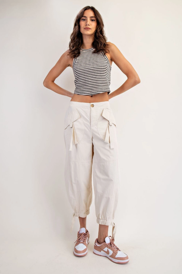 Flap Pocket Cargo Jogger Pants