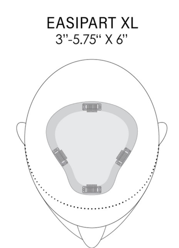 easiPart XL French 8" - style view