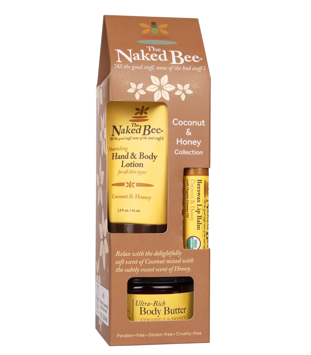 The Naked Bee Coconut & Honey Gift Collection - front packaging
