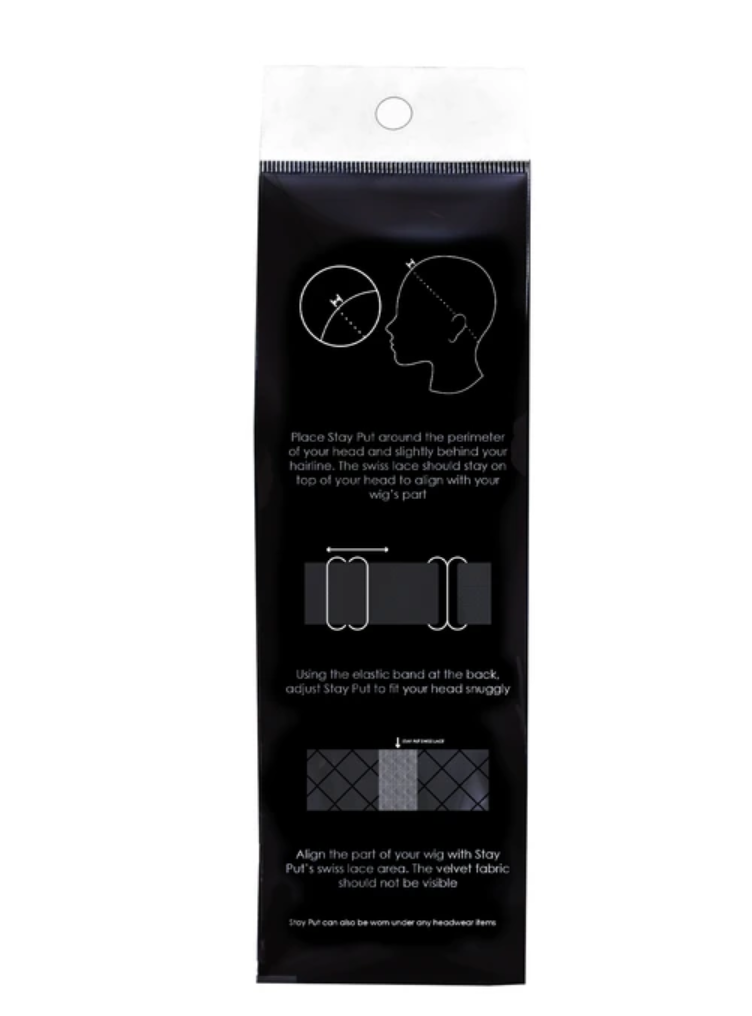 Stay Put Secure Wig Grip front packaging