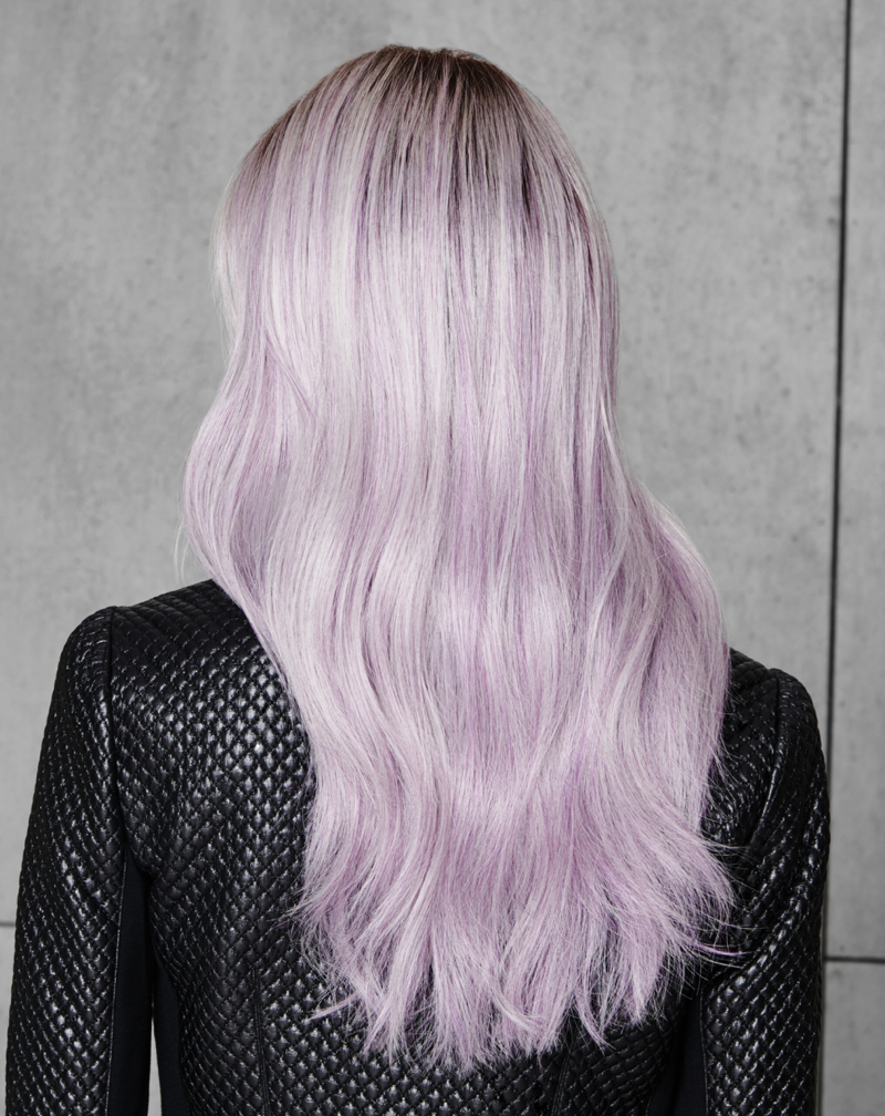 Lilac Frost wig by hairdo - full front