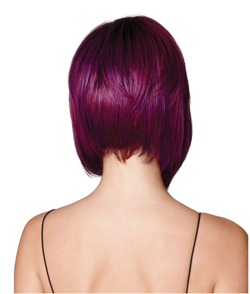 Midnight Berry wig by hairdo - side profile