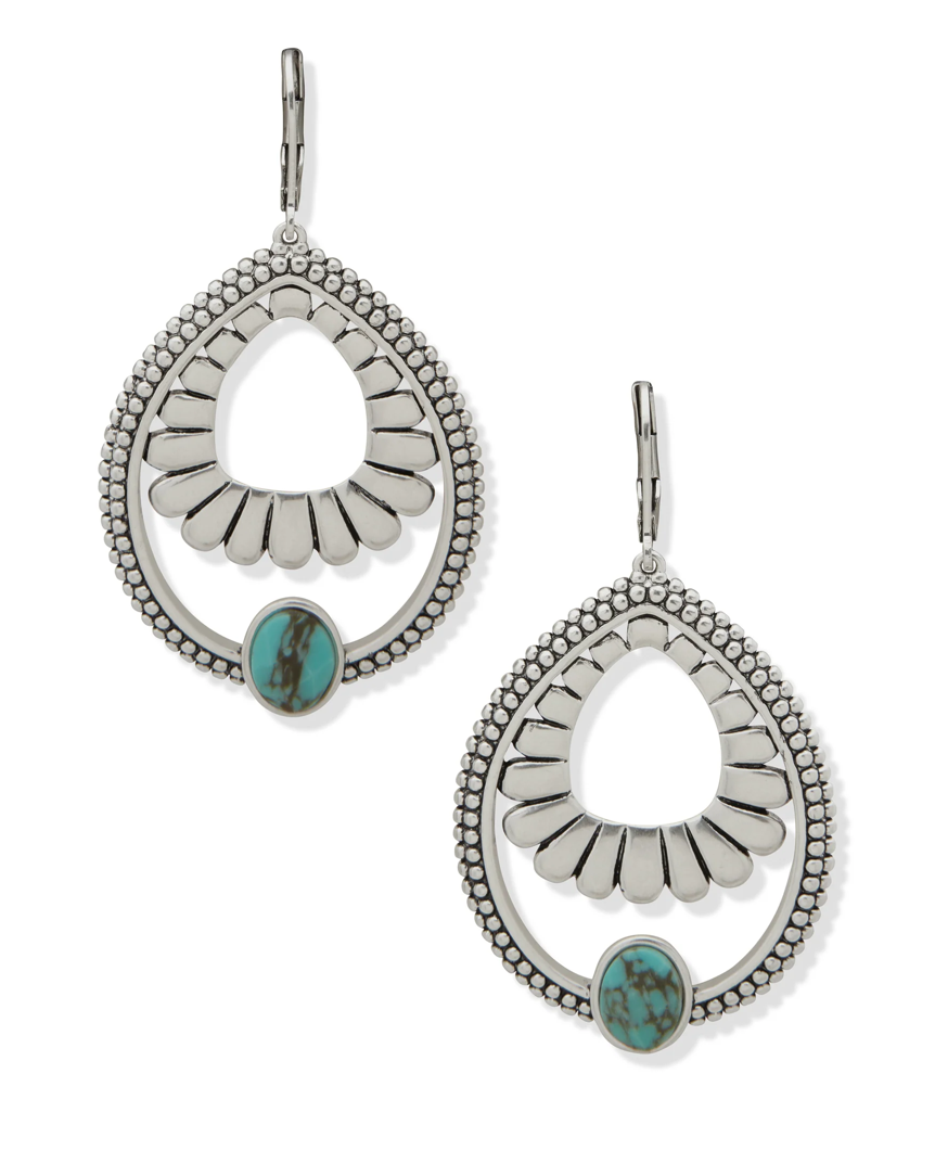 Double Teardrop Earrings