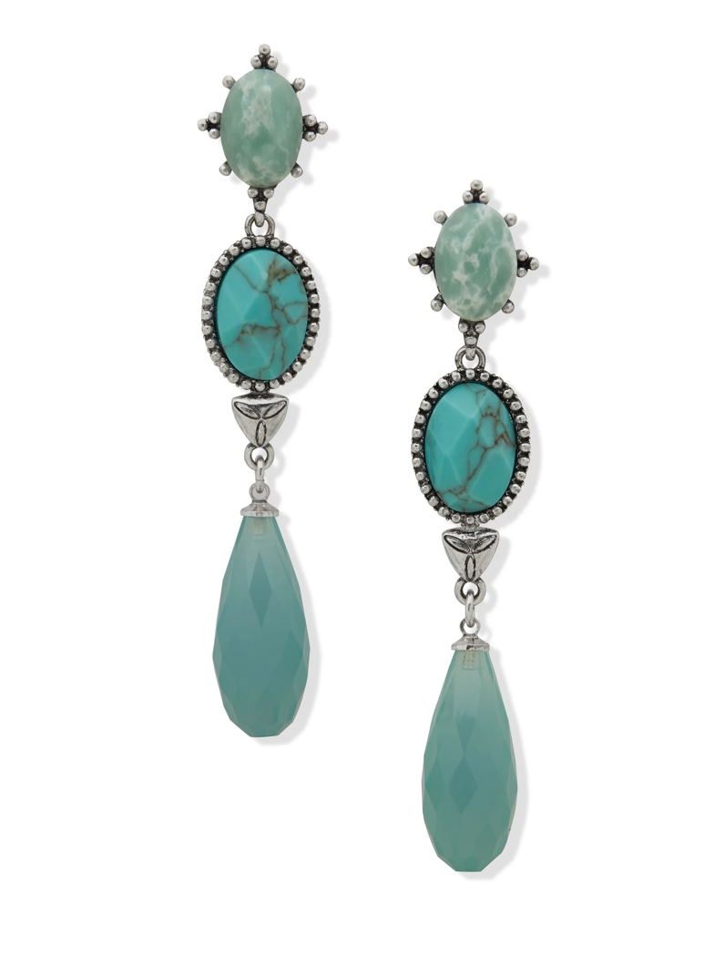 Dramatic Stone Earrings
