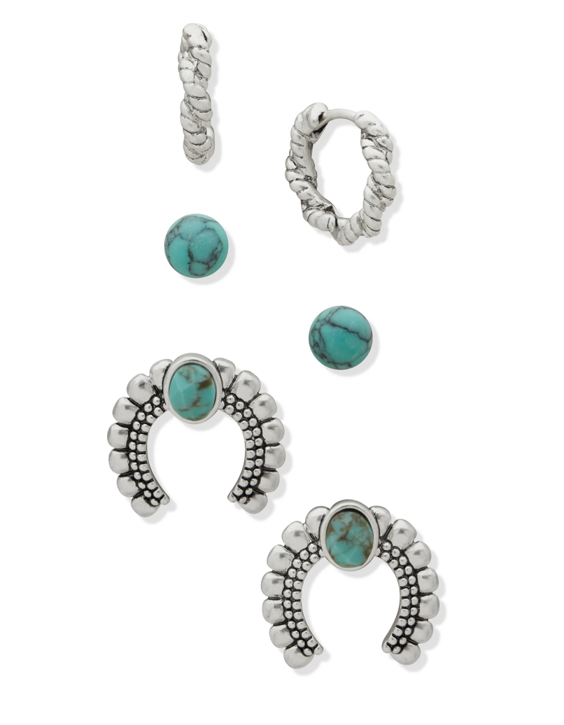 Horseshoe Earring Trio