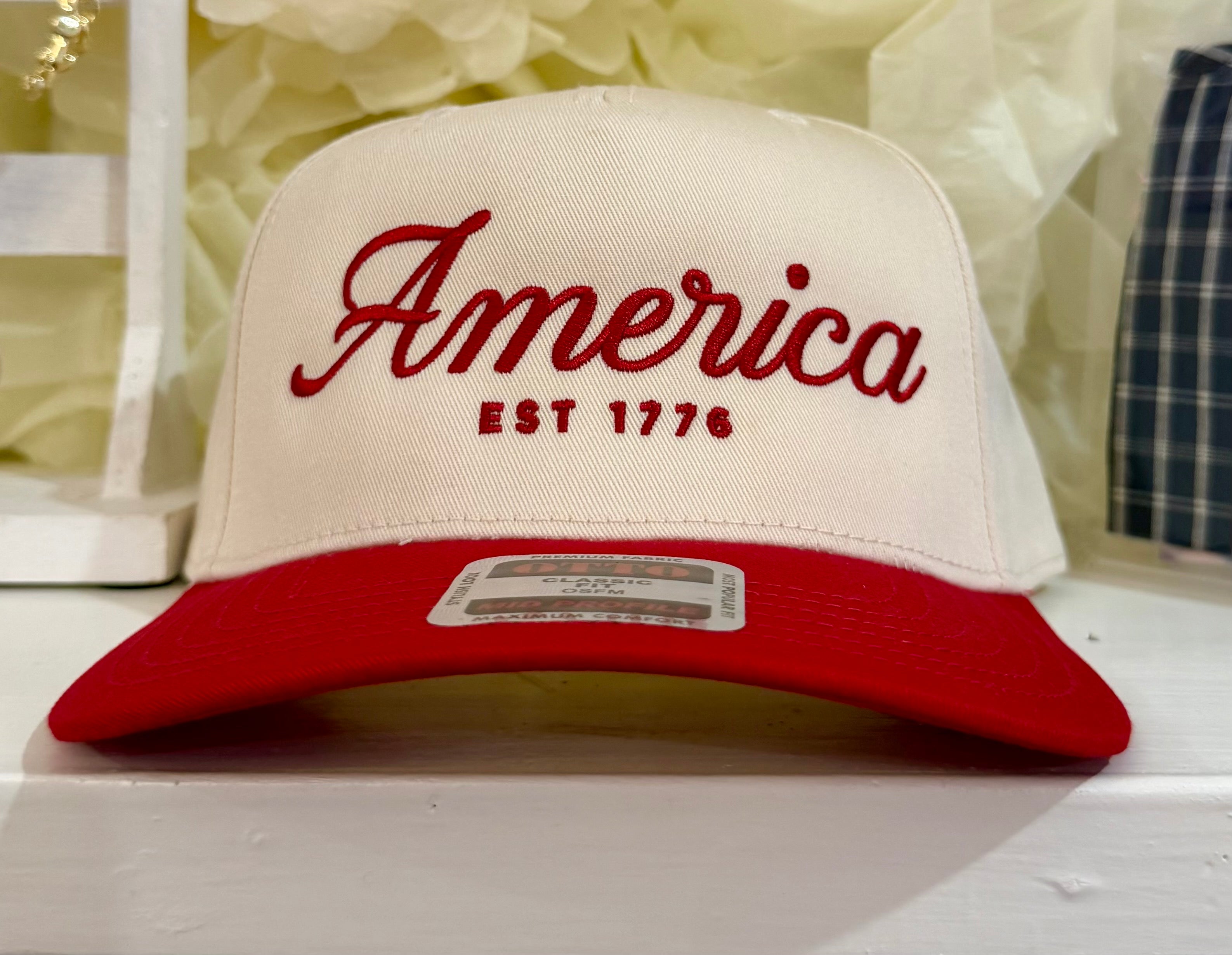 America EST 1776 Trucker Hat