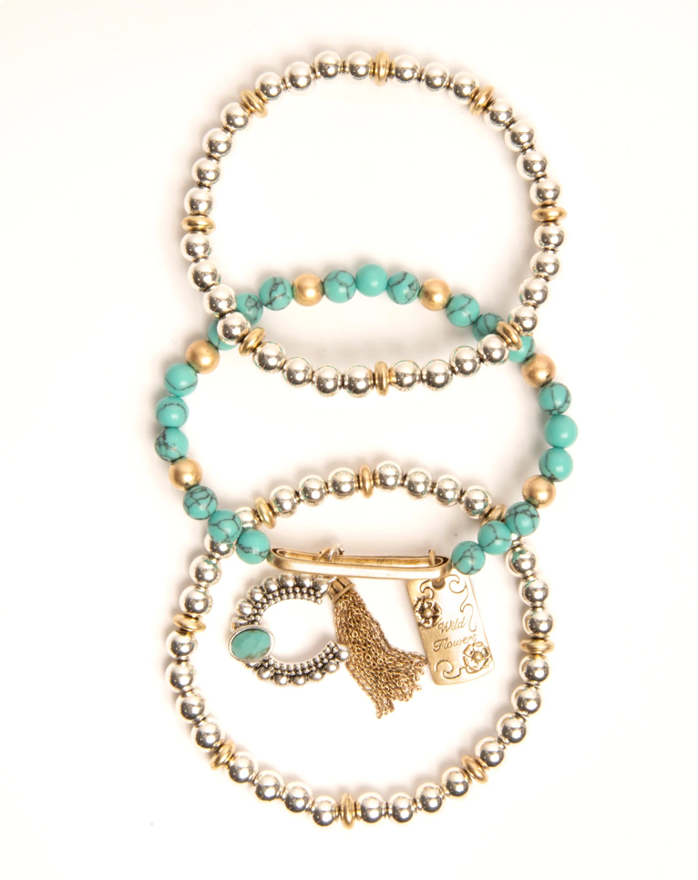 Wildflowers Bracelet Trio